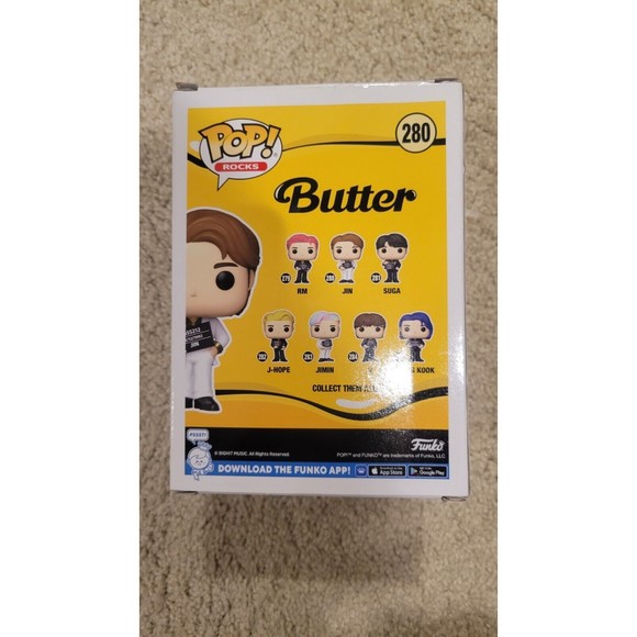 New Funko POP! Rocks: BTS #280 "Jin (Butter)" Vinyl Figure - Picture 3 of 3